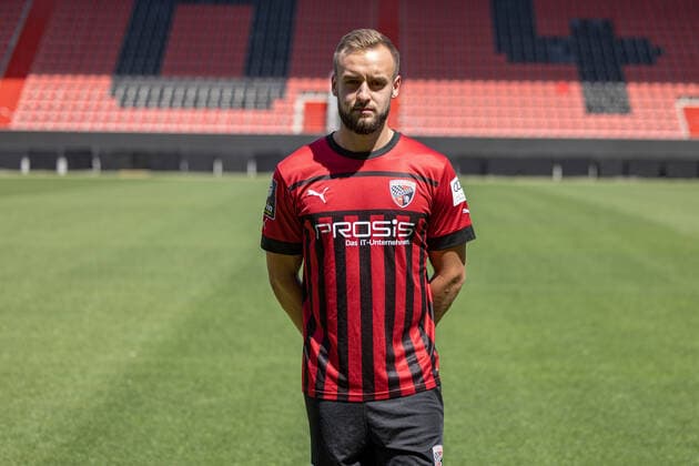 David Kopacz (29, FCI) ; FC Ingolstadt 04; 3.Liga, Porträttermin 2022 2023, 3. Liga - FC Ingolstadt 04 Saison 2022 2023