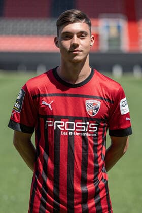 Felix Keidel (43, FCI) ; FC Ingolstadt 04; 3.Liga, Porträttermin 2022 2023, 3. Liga - FC Ingolstadt 04 Saison 2022 2023