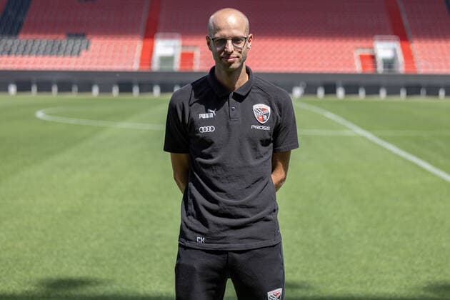 Christoph Kappel Co-Trainer Analyse (FCI) ; FC Ingolstadt 04; 3.Liga, Porträttermin 2022 2023, 3. Liga - FC Ingolstadt 04 Saison 2022 2023