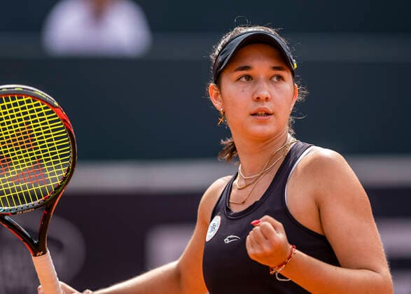 Eva Lys (GER) 18.07.22, Hamburg, Hamburg European Open 2022, WTA250, Tennis, Damentennis, Â