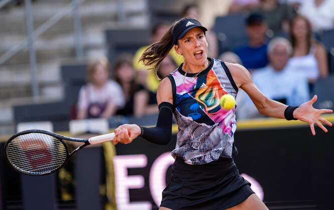 Andrea Petkovic (GER) 18.07.22, Hamburg, Hamburg European Open 2022, WTA250, Tennis, Damentennis, Â