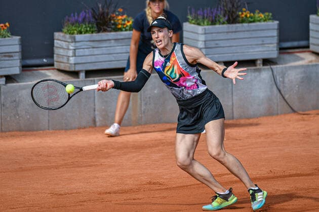 Andrea Petkovic GER 19.07.2022 ¢ Tennis ¢ HAMBURG EUROPEAN OPEN 2022 ¢ ATP, Tennis Herren 500 u. WTA, Tennis Damen 250, , Stadion am Rothenbaum, Hamburg, Copyright: xPeterxEppingerx