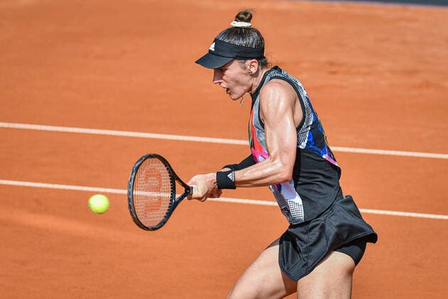 Andrea Petkovic GER 19.07.2022 ¢ Tennis ¢ HAMBURG EUROPEAN OPEN 2022 ¢ ATP, Tennis Herren 500 u. WTA, Tennis Damen 250, , Stadion am Rothenbaum, Hamburg, Copyright: xPeterxEppingerx