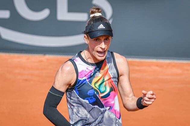 Andrea Petkovic GER 19.07.2022 ¢ Tennis ¢ HAMBURG EUROPEAN OPEN 2022 ¢ ATP, Tennis Herren 500 u. WTA, Tennis Damen 250, , Stadion am Rothenbaum, Hamburg, Copyright: xPeterxEppingerx