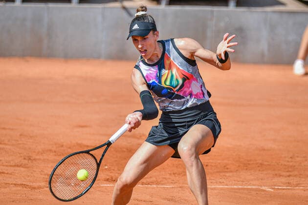 Andrea Petkovic GER 19.07.2022 ¢ Tennis ¢ HAMBURG EUROPEAN OPEN 2022 ¢ ATP, Tennis Herren 500 u. WTA, Tennis Damen 250, , Stadion am Rothenbaum, Hamburg, Copyright: xPeterxEppingerx