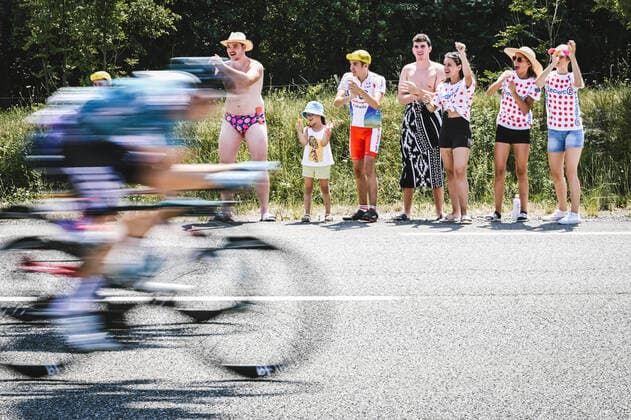 Sport Bilder des Tages July 19, 2022, France: Spectators and fans during Tour de France 2022 Stage 16 Carcassonne to Foix (178,5km). France - ZUMAz03_ 20220719_stw_z03_391 Copyright: xA.O.Sx