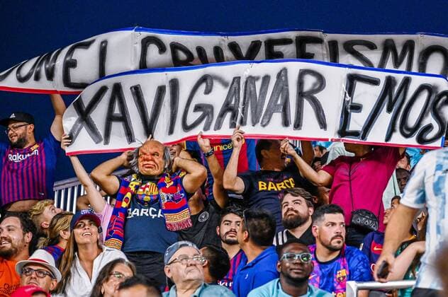 FC Barcelona, Barca fans cheer, in a friendly match between Inter Miami and FC Barcelona, at the DRV PNK Stadium in Fort Lauderdale, US, 19 July 2022. Inter de Miami - Barcelona !ACHTUNG: NUR REDAKTIONELLE NUTZUNG!  Copyright: xGiorgioxVierax USA9295 20220720-14e2b921191aab0f55c319000073bae89f8cfeee