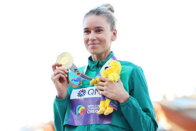 Eleanor Patterson (AUS), JULY 19, 2022 - Athletics : IAAF World Championships Oregon 2022 Women s High Jump Award ceremony at Hayward Field, Eugene, Oregon, USA.  (193913230)