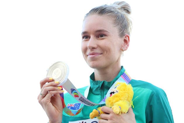 Eleanor Patterson (AUS), JULY 19, 2022 - Athletics : IAAF World Championships Oregon 2022 Women s High Jump Award ceremony at Hayward Field, Eugene, Oregon, USA.  (193913244)