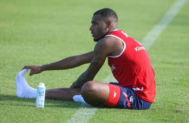 Fussball - Trainingslager - 1. FSV Mainz 05 - 14.07.22, Marlon Mustapha - *** Football training camp 1 FSV Mainz 05 14 07 22, Marlon Mustapha
