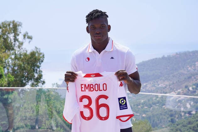 Sport Themen der Woche KW29 Sport Bilder des Tages Breel Embolo (AS Monaco) FOOTBALL : PrÃ sentation des nouvelles recrues de l™AS Monaco - 20 07 2022 NorbertScanella Panoramic 