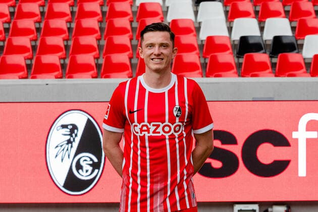 Michael Gregoritsch (SC Freiburg, 38) SC Freiburg, 1.Bundesliga, Portraittermin 2022 2022, 20.07.2022 DFB DFL REGULATIONS PROHIBIT ANY USE OF PHOTOGRAPHS AS IMAGE SEQUENCES AND OR QUASI-VIDEO SC Freiburg, 1.Bundesliga, Portraittermin 2022 2023, 20.07.2022 Freiburg Copyright: xEibner-Pressefoto RogerxBuerkex EP_EER