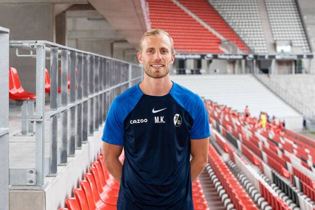 Athletiktrainer Maximilian Kessler SC Freiburg, 1.Bundesliga, Portraittermin 2022 2022, 20.07.2022 DFB DFL REGULATIONS PROHIBIT ANY USE OF PHOTOGRAPHS AS IMAGE SEQUENCES AND OR QUASI-VIDEO SC Freiburg, 1.Bundesliga, Portraittermin 2022 2023, 20.07.2022 Freiburg Copyright: xEibner-Pressefoto RogerxBuerkex EP_EER