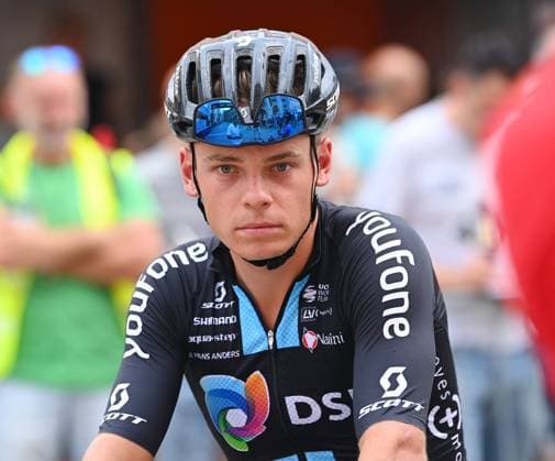Rad, Radsport 20.07.2022 50 Jahre grosse Kreisstadt Rottenburg: Wuerttembergische Meisterschaft im Mannschafts-Omnium, Ausrichter Rad- Wanderverein Wendelsheim. Radprofi Marius Mayrhofer (Team DSM) aus Dusslingen