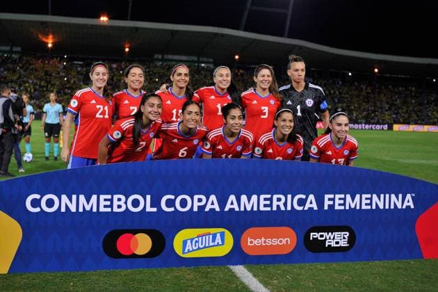 Futbol, Colombia vs Chile. Copa America femenina 2022. Chile vs Colombia durante la Copa America femenina 2022 en el estadio Centenario d ella ciudad de Armenia, Colombia 20 07 2022 VizzorImage Ricardo Vejarano Photosport Football, Colombia vs Chile. America™s woman Cup Championship 2022. Chile against Colombia during Copa America Woman™s Cup at Centenario stadium. Armenia, Colombia. 20 07 2022 VizzorImage Ricardo Vejarano Photosport Colombia vs Chile, Copa America Femenina 2022