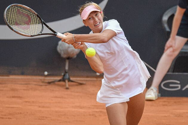 Anastasia POTAPOVA 21.07.2022 ¢ Tennis ¢ HAMBURG EUROPEAN OPEN 2022 ¢ ATP, Tennis Herren 500 u. WTA, Tennis Damen 250, , Stadion am Rothenbaum, Hamburg, Copyright: xPeterxEppingerx