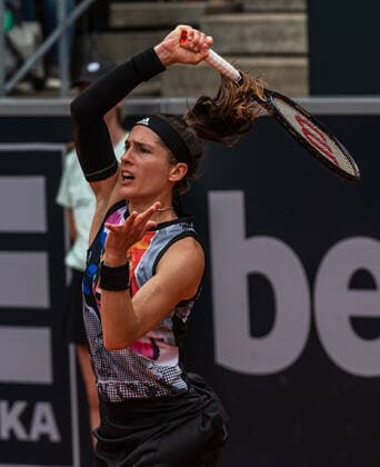 Hamburg European Open 2022 21.07.2022, Tennisanlage am Rothenbaum, Hamburg Andrea PETKOVIC. GER verletzte sich bereits im ersten Satz und schied im zweiten entsprechend aus! Â