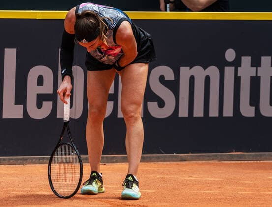 Hamburg European Open 2022 21.07.2022, Tennisanlage am Rothenbaum, Hamburg Andrea PETKOVIC. GER verletzte sich bereits im ersten Satz und schied im zweiten entsprechend aus! Â