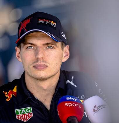LE CASTELLET - Max Verstappen (Red Bull Racing) addresses the press at the Paul Ricard circuit in Le Castellet, France, on July 21, 2022, where the French Grand Prix is scheduled. REMKO DE WAAL F1 Grand Prix of France 2022 xVIxANPxSportx xxANPxIVx