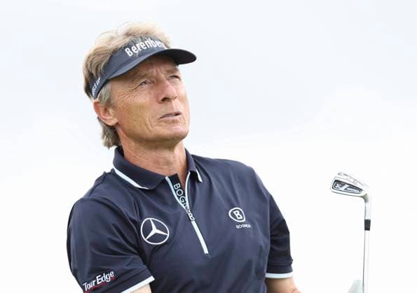Golf - 2022 Seniors Open presented by Rolex - Day One - Gleneagles - Thursday 21st July 2022 Bernhard Langer during his round on day one 