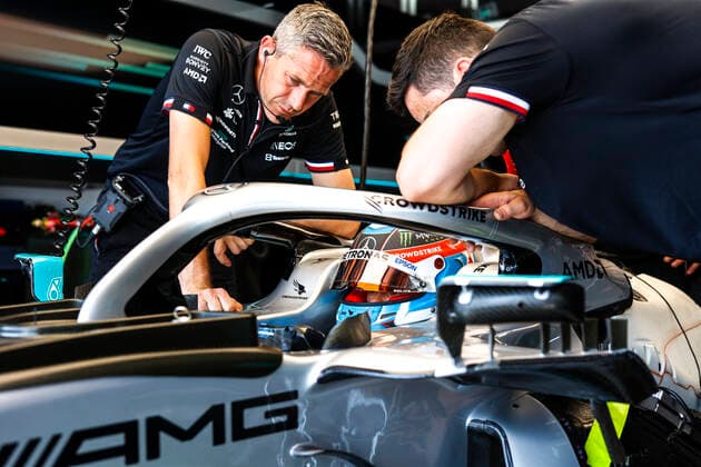 Nyck de Vries (NLD, Mercedes-AMG Petronas F1 Team), F1 Grand Prix of France at Circuit Paul Ricard on July 21, 2022 in Le Castellet, France. (Photo by HOCH ZWEI) Le Castellet France