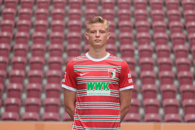 Frederik Winther; FC Augsburg; 1. BL, Porträttermin 2022 2023,