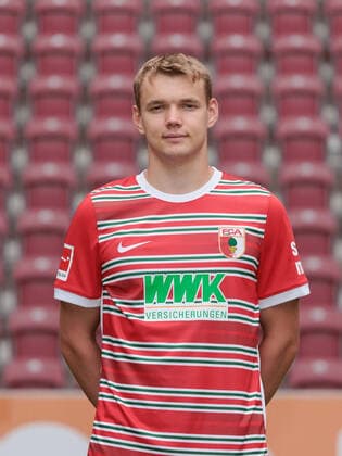 Lasse Günther; FC Augsburg; 1. BL, Porträttermin 2022 2023,