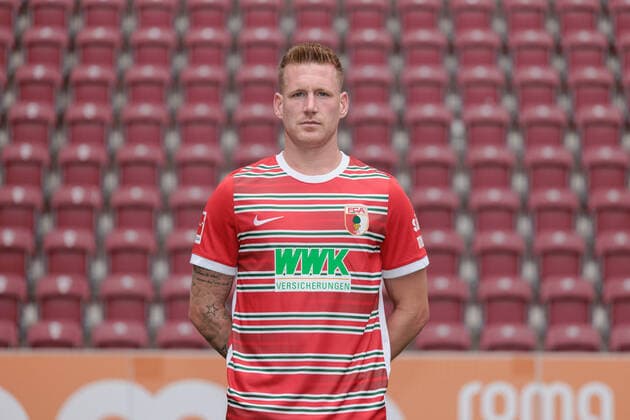 AndrÃ Hahn; FC Augsburg; 1. BL, Porträttermin 2022 2023,