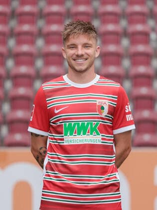 Mads Pedersen; FC Augsburg; 1. BL, Porträttermin 2022 2023,