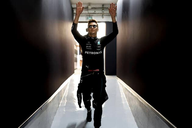 63 George Russell (GBR, Mercedes-AMG Petronas F1 Team), F1 Grand Prix of France at Circuit Paul Ricard on July 22, 2022 in Le Castellet, France. (Photo by HOCH ZWEI) Le Castellet France