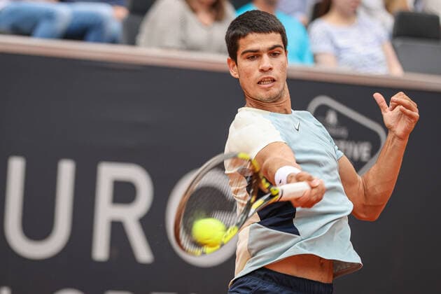 Sport Themen der Woche KW29 Sport Bilder des Tages Carlos ALCARAZ ESP, HAMBURG EUROPEAN OPEN - WTA250 - ATP500, Hamburg, Tennisstadion am Rothenbaum, 22.07.2022, *** Carlos ALCARAZ ESP, HAMBURG EUROPEAN OPEN WTA250 ATP500, Hamburg, Tennisstadion am Rothenbaum, 22 07 2022, Copyright: xClaudioxGärtnerx