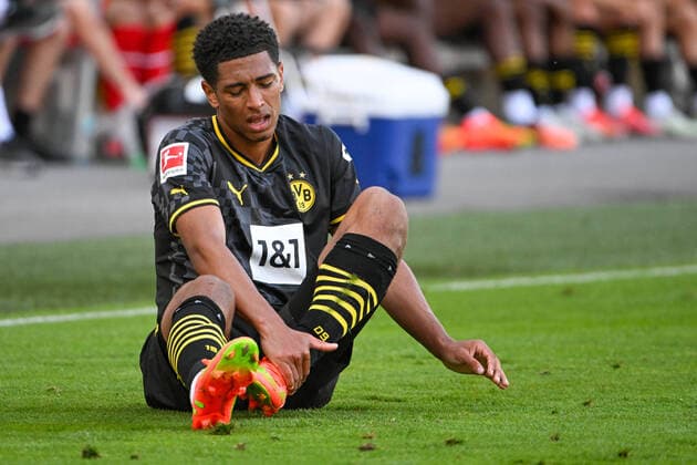 Sport Themen der Woche KW29 Sport Bilder des Tages SOCCER - Dortmund vs Villarreal, test match ALTACH,AUSTRIA,22.JUL.22 - SOCCER - 1. DFL, 1. Deutsche Bundesliga, Primera Division, Borussia Dortmund vs Villarreal CF, test match. Image shows Jude Bellingham (Dortmund).  GEPAxpictures xOliverxLerch
