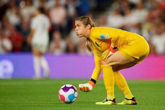 England v Spain: Quarter Final - UEFA Women s EURO 2022 Mary Alexandra Earps Manchester United, ManU of England does passed during the UEFA Women s Euro England 2022 Quarter Final match between England and Spain at Brighton & Hove Community Stadium on July 20, 2022 in Brighton, United Kingdom. Brighton England  Copyright: xJosexBretonx originalFilename:breton-englandv220720_npcde.jpg