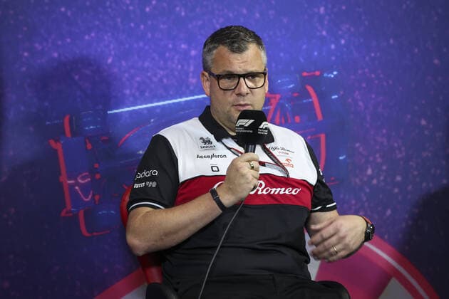 press conference, PK, Pressekonferenz with MONCHAUX Jan (fra), Technical Director of Alfa Romeo F1 Team ORLEN, portrait during the Formula 1 Lenovo Grand Prix de France, French Grand Prix 2022, 12th round of the 2022 FIA Formula One World Championship, WM, Weltmeisterschaft from July 22 to 24, 2022 on the Circuit Paul Ricard, in Le Castellet, France - F1 - FRENCH GRAND PRIX 2022 DPPI Panoramic 00122028_AV6_1603