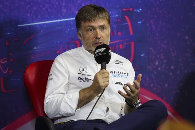 press conference, PK, Pressekonferenz with CAPITO Jost, Chief Executive Officer of Williams Racing, portrait during the Formula 1 Lenovo Grand Prix de France, French Grand Prix 2022, 12th round of the 2022 FIA Formula One World Championship, WM, Weltmeisterschaft from July 22 to 24, 2022 on the Circuit Paul Ricard, in Le Castellet, France - F1 - FRENCH GRAND PRIX 2022 DPPI Panoramic 00122028_AV6_1754
