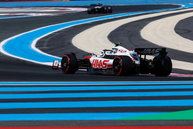 47 Mick Schumacher (DEU, Haas F1 Team), F1 Grand Prix of France at Circuit Paul Ricard on July 23, 2022 in Le Castellet, France. (Photo by HOCH ZWEI) Le Castellet France