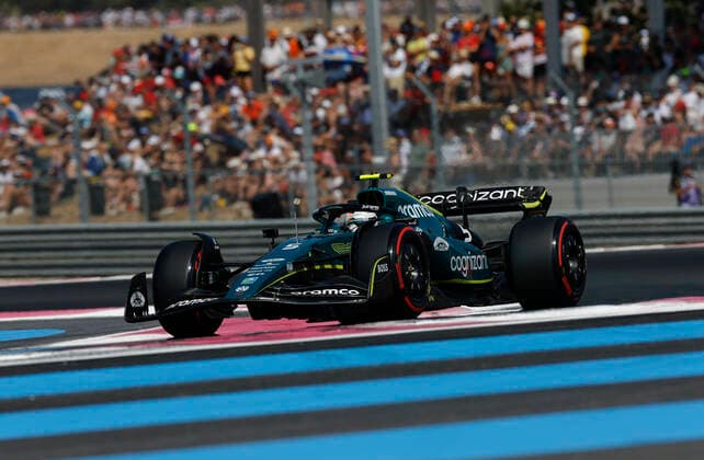 5 Sebastian Vettel (DEU, Aston Martin Aramco Cognizant F1 Team), F1 Grand Prix of France at Circuit Paul Ricard on July 23, 2022 in Le Castellet, France. (Photo by HOCH ZWEI) Le Castellet France