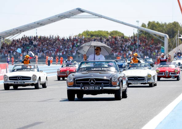 44 Lewis Hamilton (GBR, Mercedes-AMG Petronas F1 Team), F1 Grand Prix of France at Circuit Paul Ricard on July 24, 2022 in Le Castellet, France. (Photo by HOCH ZWEI) Le Castellet France