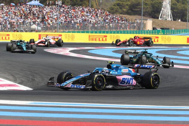 31 Esteban Ocon (FRA, BWT Alpine F1 Team), F1 Grand Prix of France at Circuit Paul Ricard on July 24, 2022 in Le Castellet, France. (Photo by HOCH ZWEI) Le Castellet France