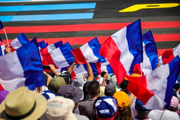 Fans, F1 Grand Prix of France at Circuit Paul Ricard on July 24, 2022 in Le Castellet, France. (Photo by HOCH ZWEI) Le Castellet France