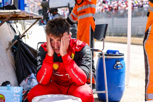 16 Charles Leclerc (MCO, Scuderia Ferrari), F1 Grand Prix of France at Circuit Paul Ricard on July 24, 2022 in Le Castellet, France. (Photo by HOCH ZWEI) Le Castellet France