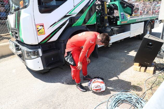 LECLERC Charles (mco), Scuderia Ferrari F1-75, portrait during the Formula 1 Lenovo Grand Prix de France, French Grand Prix 2022, 12th round of the 2022 FIA Formula One World Championship, WM, Weltmeisterschaft from July 22 to 24, 2022 on the Circuit Paul Ricard, in Le Castellet, France - F1 - FRENCH GRAND PRIX 2022 - RACE DPPI Panoramic  AC9I2342