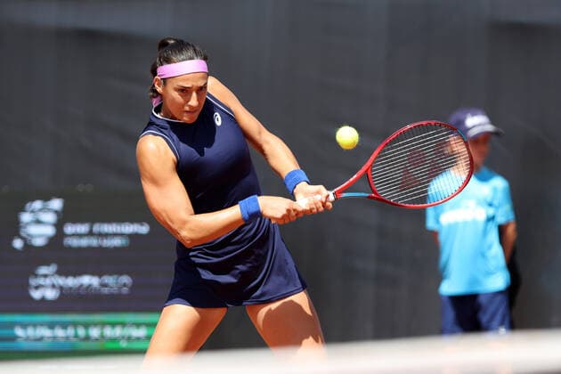 Sport Bilder des Tages WARSZAWA 25.07.2022 TURNIEJ TENISOWY BNP PARIBAS POLAND OPEN --- WOMENS WTA, Tennis Damen TENNIS TOURNAMENT BNP PARIBAS POLAND OPEN IN WARSAW CAROLINE GARCIA FOT. PIOTR KUCZA FOTOPYK NEWSPIX.PL --- Newspix.pl  220725PYK024