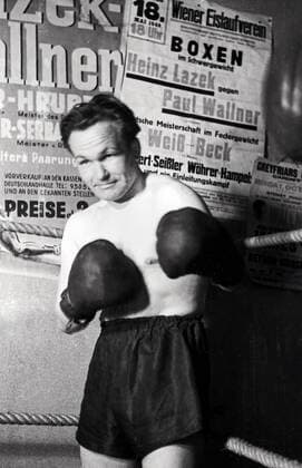 Boxer Fritz Gahrmeister Fritz Gahrmeiter, deutscher Boxer, Berlin, Deutschland 1947., Berlin Copyright: Kindermann UnitedArchivesKIN_7401000303