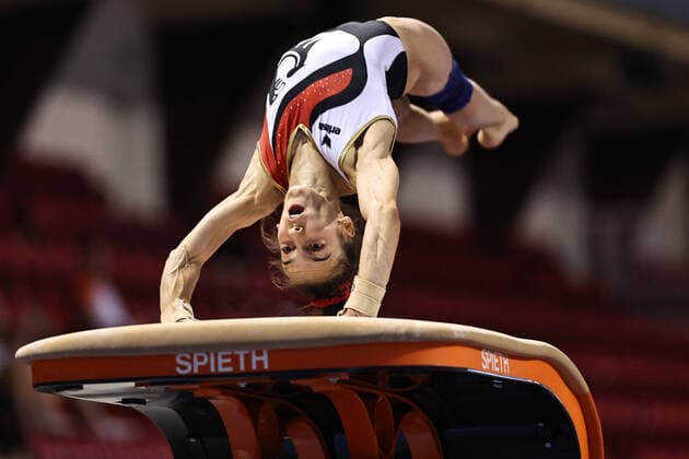 Bilder des Jahres 2022, Sport 07 Juli Sport Themen der Woche KW30 Sport Bilder des Tages Sport Bilder des Tages Helen Kevric, GER, during podiumtraining at 2022 EYOF in Banska Bystrica SVK; 25 07 2022; *** Helen Kevric, GER, during podiumtraining at 2022 EYOF in Banska Bystrica SVK 25 07 2022 