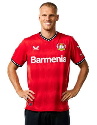 Mitchel Bakker; Bayer 04 Leverkusen; 1.BL, Porträttermin 2022 2023,