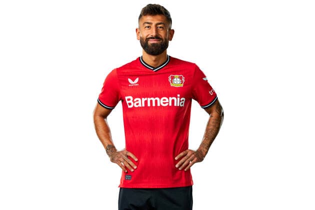 Kerem Demirbay; Bayer 04 Leverkusen; 1.BL, Porträttermin 2022 2023,