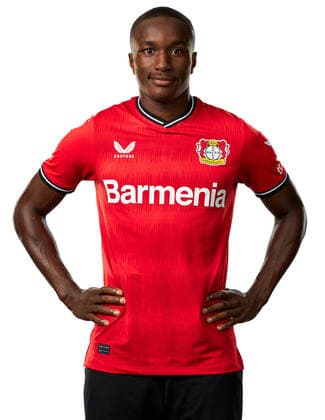 Moussa Diaby; Bayer 04 Leverkusen; 1.BL, Porträttermin 2022 2023,