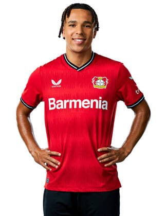 Joshua Eze; Bayer 04 Leverkusen; 1.BL, Porträttermin 2022 2023,