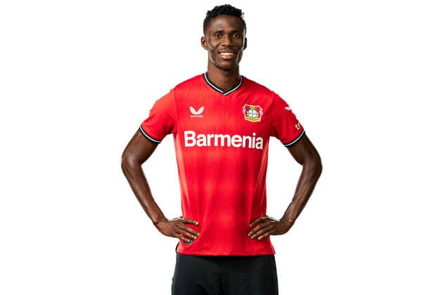 Odilon Kossounou; Bayer 04 Leverkusen; 1.BL, Porträttermin 2022 2023,